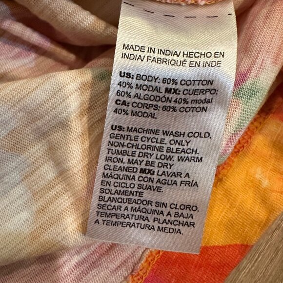 CHICO'S CHICOS WOMENS BRIGHT COLORFUL SHIRT SIZE 2 US LARGE - Picture 6 of 8